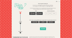 Desktop Screenshot of hein-test.fr